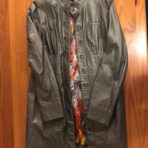 Mock leather jacket, great condition
